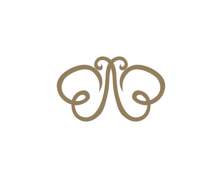Butterfly conceptual simple colorful Vectorのイラスト素材