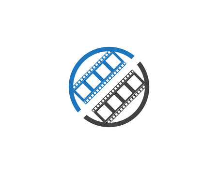 film strip  icon vector illustration template designのイラスト素材