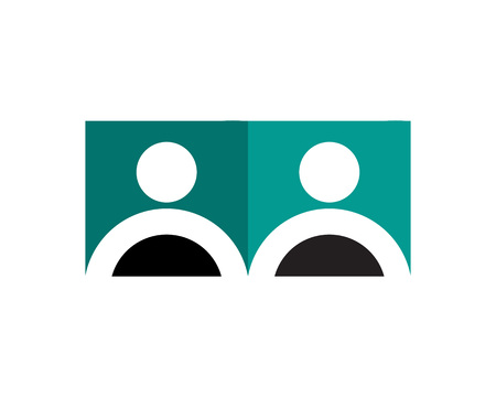 Community people care symbols templateのイラスト素材