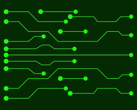 Vector circuit board illustration. EPS10 のイラスト素材