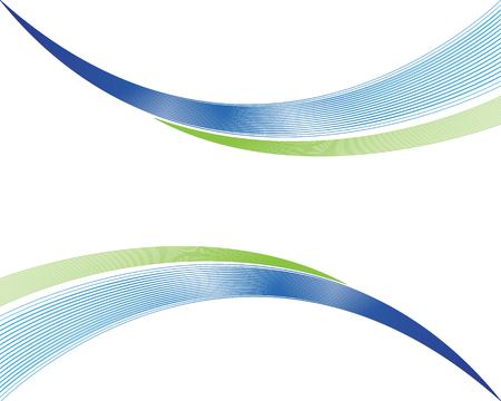 Wave line background vectorのイラスト素材
