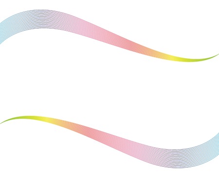 Wave line background vectorのイラスト素材