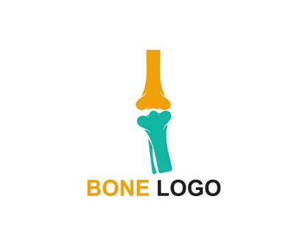 Bone logo vector templateのイラスト素材