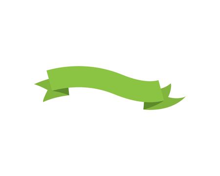 Red ribbon Vector illustration designのイラスト素材