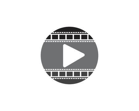 filmstrip vector template illustration designのイラスト素材
