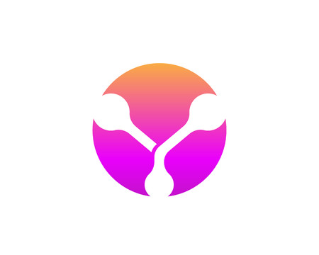 Molecule symbol logo template vector illustration design のイラスト素材