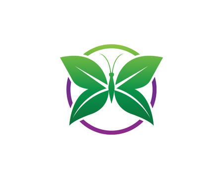 Beauty Butterfly Vector icon designのイラスト素材