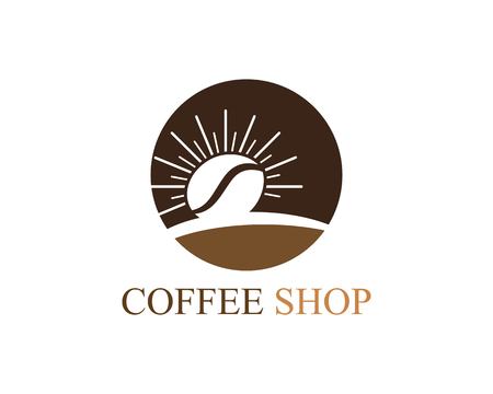 Coffee cup Logo Template vector icon designのイラスト素材