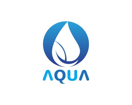 Water drop Logo Template vector illustration designのイラスト素材