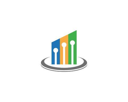 Business Finance template vector icon designのイラスト素材