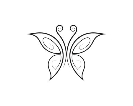 Beauty Butterfly Vector icon designのイラスト素材