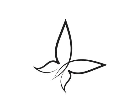 Beauty Butterfly Vector icon designのイラスト素材