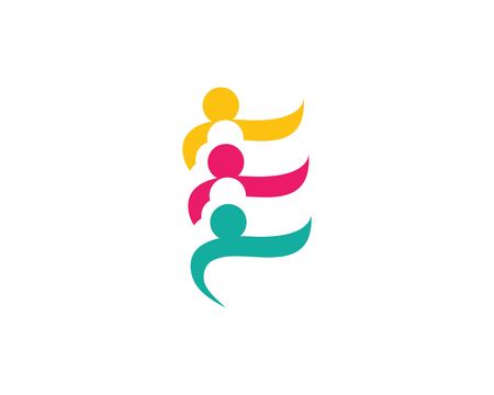Community, network and social icon design templateのイラスト素材