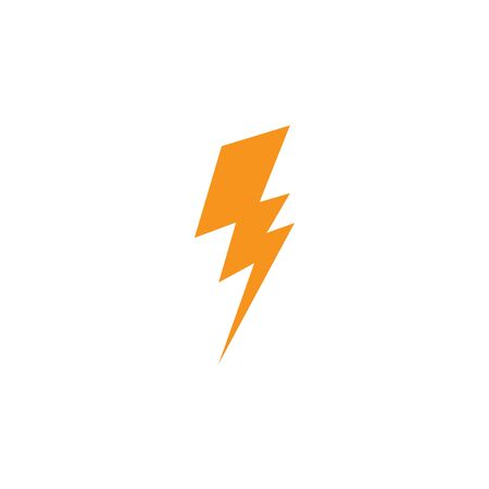 Lightning bolt flash thunderbolt icons vectorsのイラスト素材