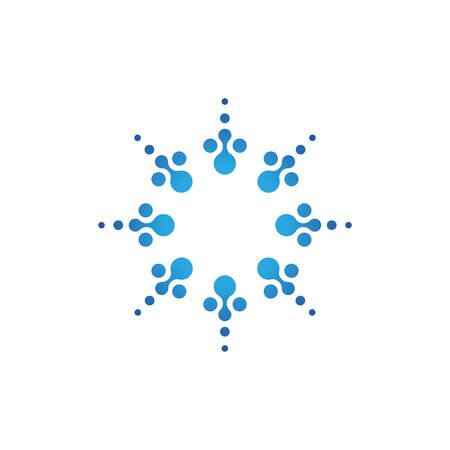 vortex vector illustration icon Logo Template designのイラスト素材