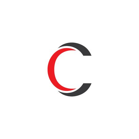 C Letter Logo Template vector icon designのイラスト素材