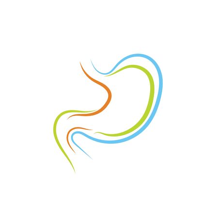 stomach care icon designs concept vector illustrationのイラスト素材