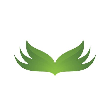 Logos of green Tree leaf ecology nature element vectorのイラスト素材