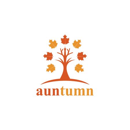 Autumn Logo Template vector imageのイラスト素材