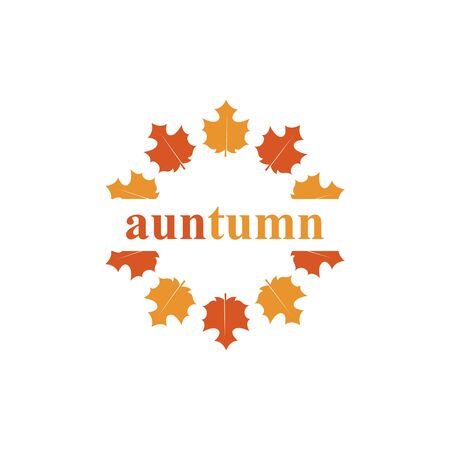 Autumn Logo Template vector imageのイラスト素材