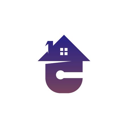 home buildings symbols icons templateのイラスト素材