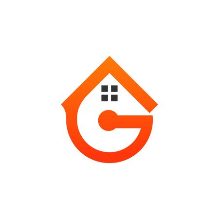 home buildings symbols icons templateのイラスト素材