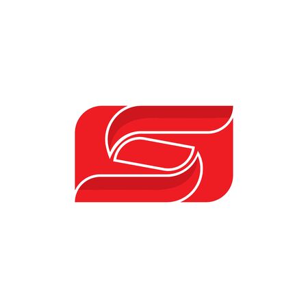 S logo and symbols template vector iconsのイラスト素材