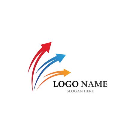 Arrows vector illustration icon Logo Template designのイラスト素材