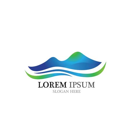 Mountain Logo Vector illustration designのイラスト素材