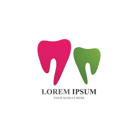 Dental care logo Template vector illustration icon designのイラスト素材