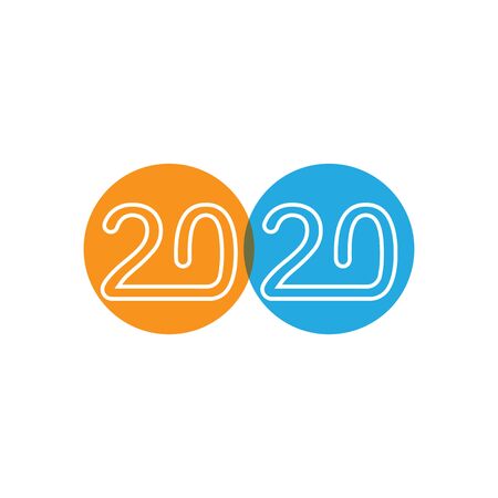 2020 Graphics New Year vectorのイラスト素材