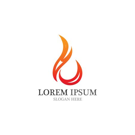 Fire flame vector illustration design templateのイラスト素材