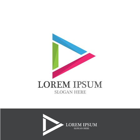 Arrow vector illustration icon Logo Template designのイラスト素材