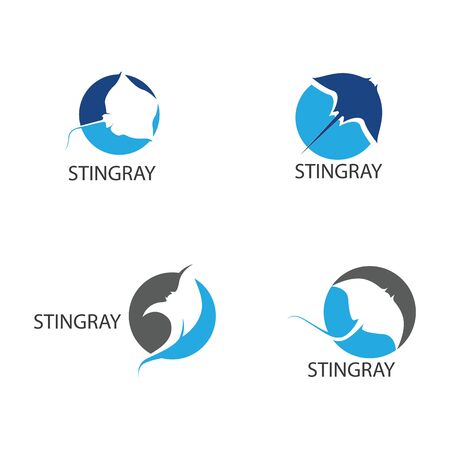 Stingray fish vector illustration design templateのイラスト素材