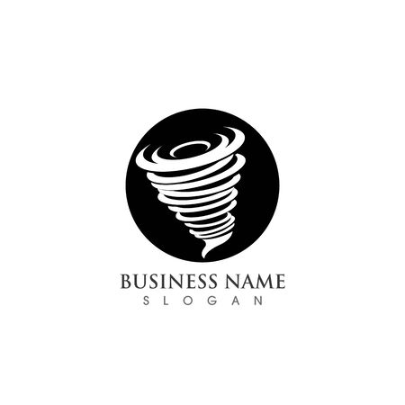 Tornado logo symbol vector illustration designのイラスト素材
