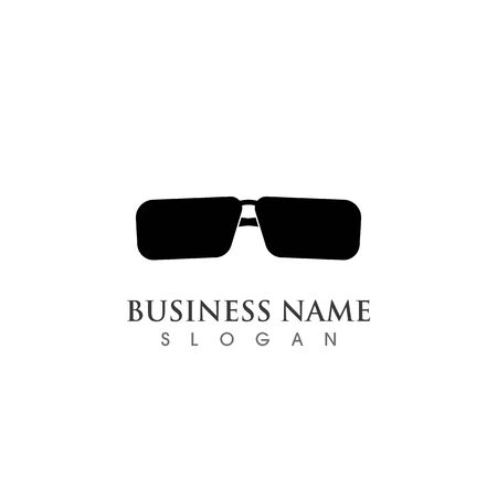 Glasses symbol vector icon design templateのイラスト素材