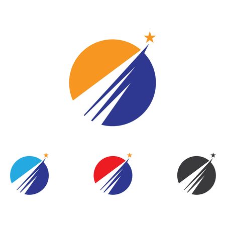 Faster Logo Template vector icon illustration designのイラスト素材