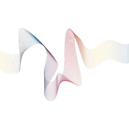 waves line gradient vector illustration design template