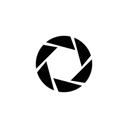 camera lens icon and symbol logo Templateのイラスト素材