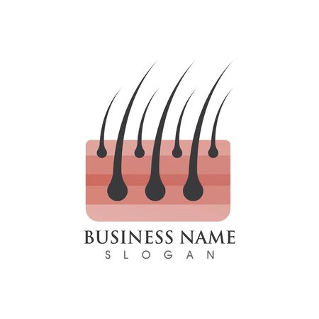 Hair treatments vector icon. Illustration design templateのイラスト素材