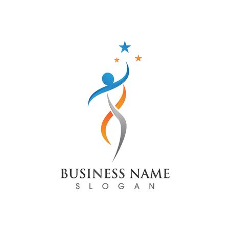 Healthy Life Logo template vector icon Vectorのイラスト素材