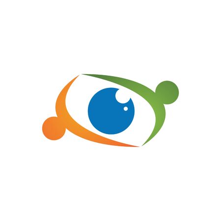 Branding Identity Corporate Eye Care vector logoのイラスト素材