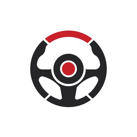 Steering Wheel vector image logoのイラスト素材