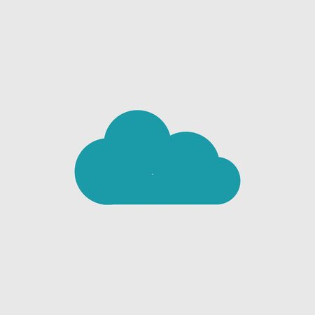 Cloud template vector icon illustration designのイラスト素材