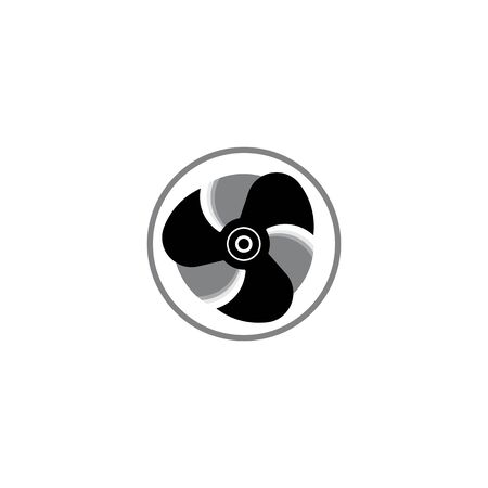 Fan icon vector illustration templateのイラスト素材