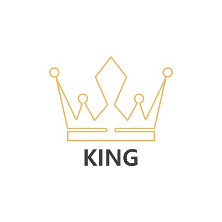 Crown Logo Template vector icon illustration designのイラスト素材