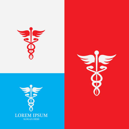 medical snake icon vector illustration designのイラスト素材