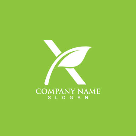 Logos of green Tree leaf ecology nature element vectorのイラスト素材