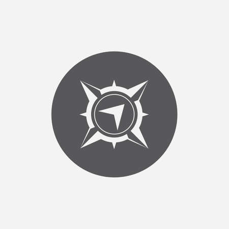 Compass Logo Template vector icon illustration designのイラスト素材