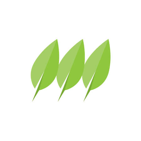 Logos of green Tree leaf ecology nature element vectorのイラスト素材